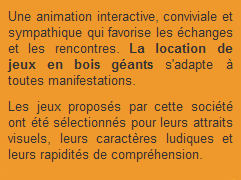 Location jeux en bois géant, anciens: Isère, Grenoble 38